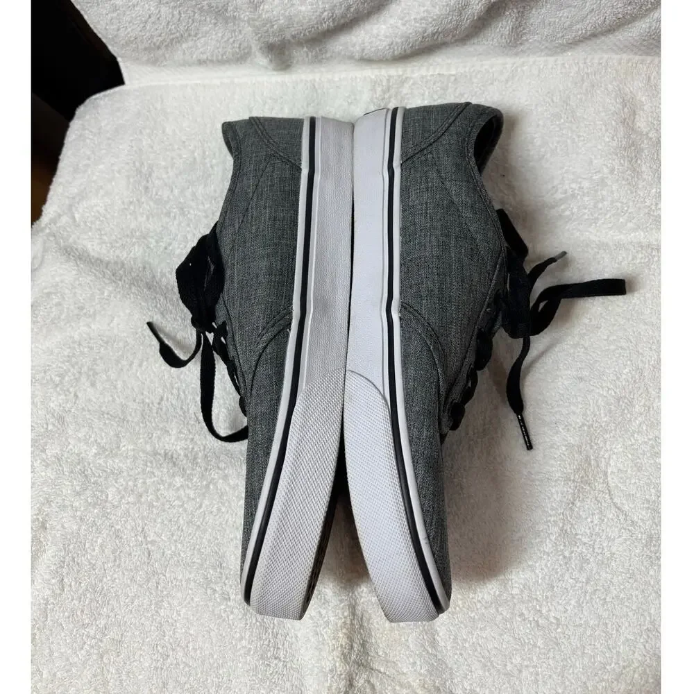 Vans Youth 6 Off The Wall Skateboard Lace Up Sneaker Gray - Picture 4 of 8